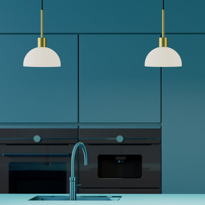 Vienda 1 - Light Dome Pendant, Brass