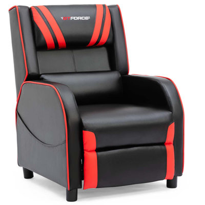 69cm Wide Faux Leather Standard Recliner
