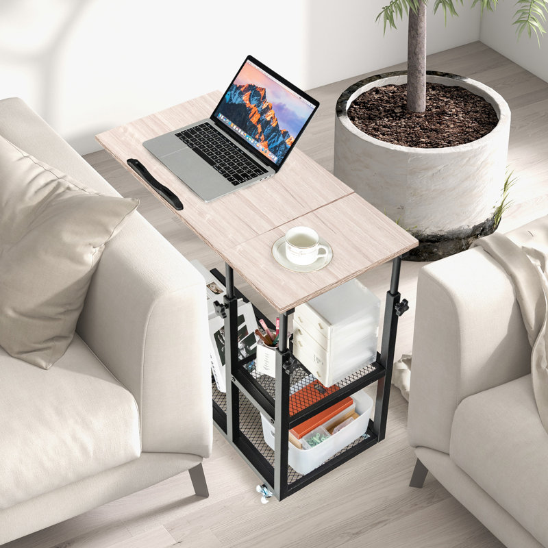 Cramerton C Table End Table, Natural Wood