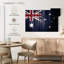 Drapeau australien Borges style bois-108146852