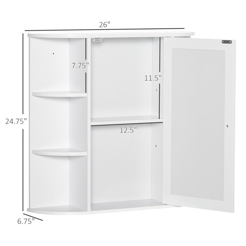 Armoire à pharmacie de salle de bain avec miroir