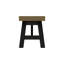 San Diego Dining Bench. Steel Trestle Frame. Solid Wood Seat. For 2 To 3 People-1438590967