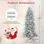 Sapin de Noël illuminé 6 pi