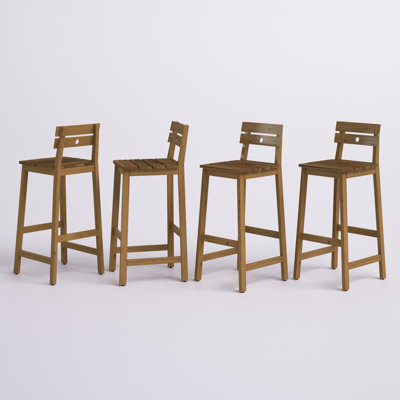 Caudillo Solid Wood Counter Stool