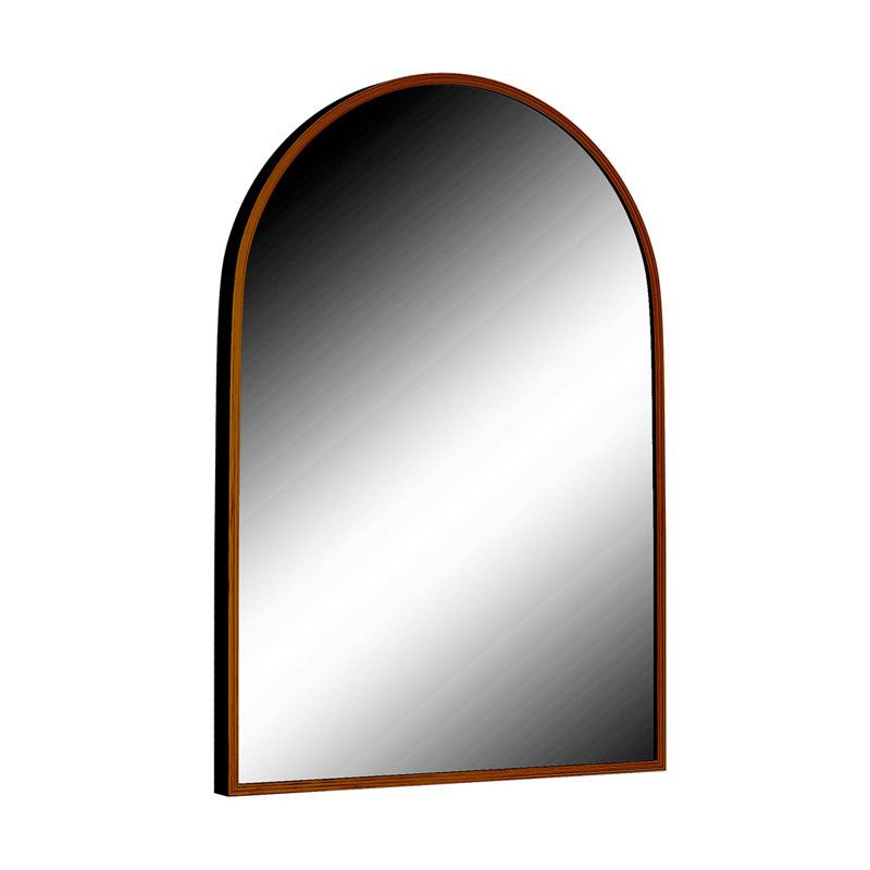 Miroir de salle de bain Apte, Doré, 38,07 po x 26,07 po, Ensemble de 2