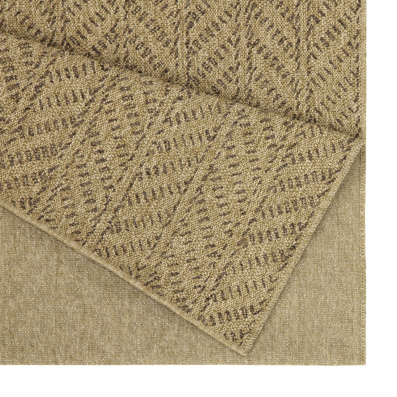 Jute And Mocha Indoor/Outdoor Area Rug - 7 Ft. 10 In. X 10 Ft. 3 In., Rectangle 7'10" x 10'3"