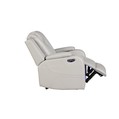 Fauteuil inclinable électrique à DEL en similicuir