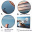 «Blue and White Boat Scenery I», reproduction sur toile-870488876-833231044