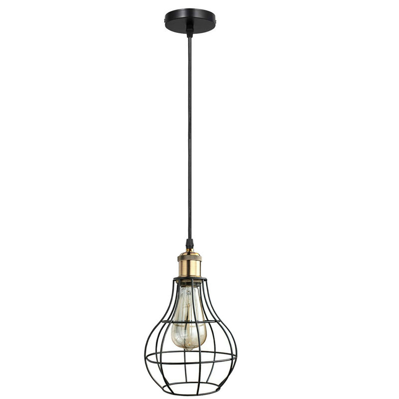 Autaugaville 1 - Light Black Single Pendant