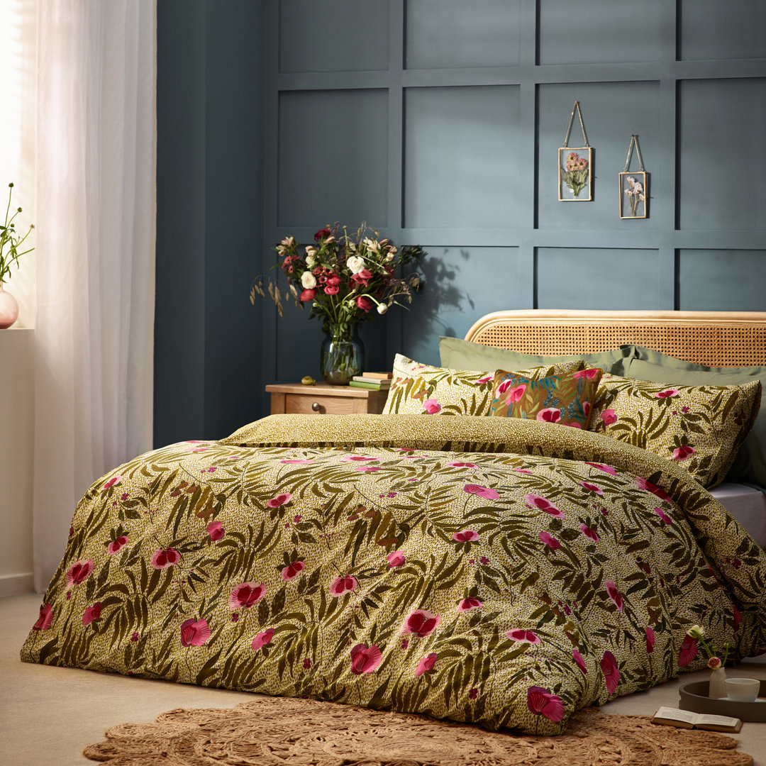 Akiyo 180 TC Reversible Duvet Cover Set