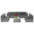 6 - Person Outdoor Seating Group with Cushions-798003119-798003118