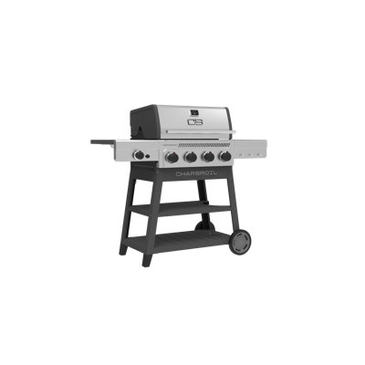 Electactic 42000 BTU 304 Stainless Steel 4+1 Burner BBQ Grill, Pulse Ignition, Dual-Lock Wheels