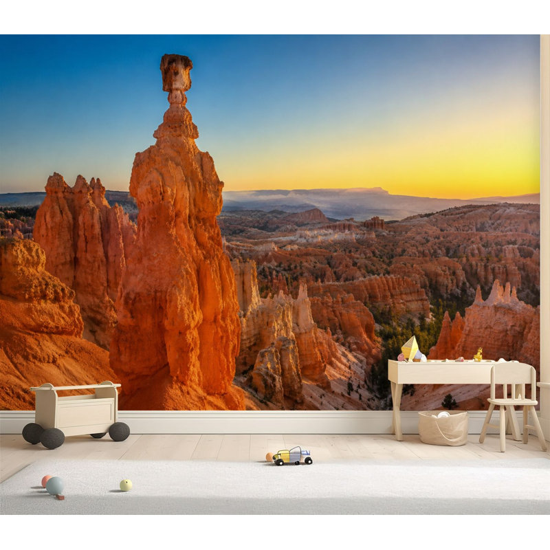 Papier peint adhésif auto-adhésif Bryce Canyon Sunrise, L 69 po x l 96 po