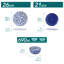 12 Pieces Porcelain Dinnerware, Round Plate, Dinner Plate, Dessert Plate And Bowl, Serve For 4 Person, Blue And White Porcelain, Ceramic Decal, Four Different Paintings-123687076