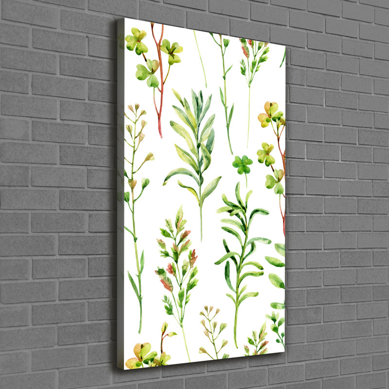 Weeds And Herbs - Wrapped Canvas Print