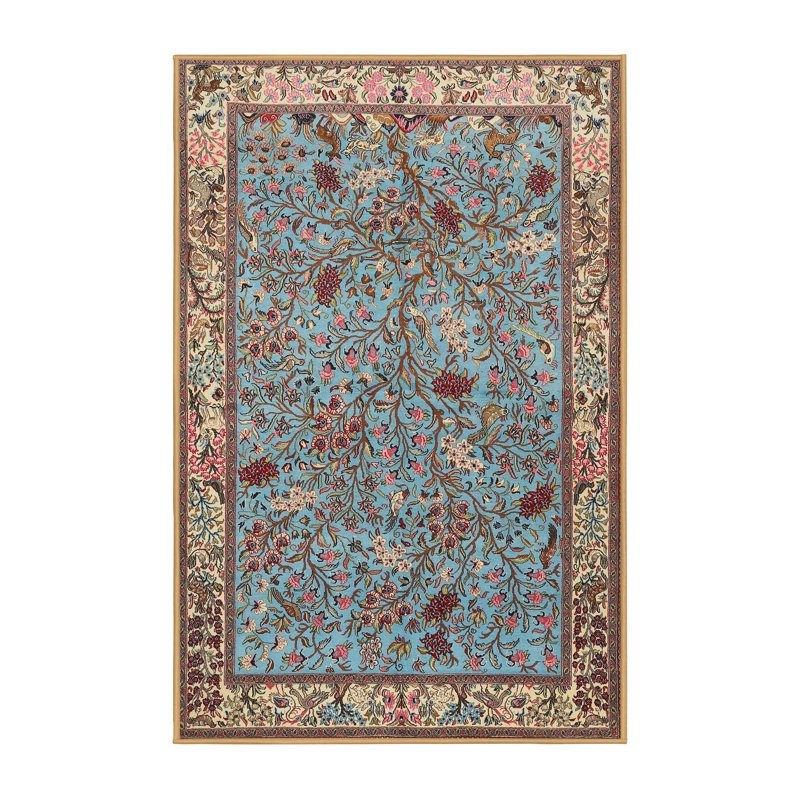 Cevon Floral Indoor Rug, Rectangle 2' x 3'