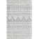 Tapis gris à poils longs Silla Mason