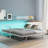 Metal Daybed With LED And Adjustable Trundle-416907111