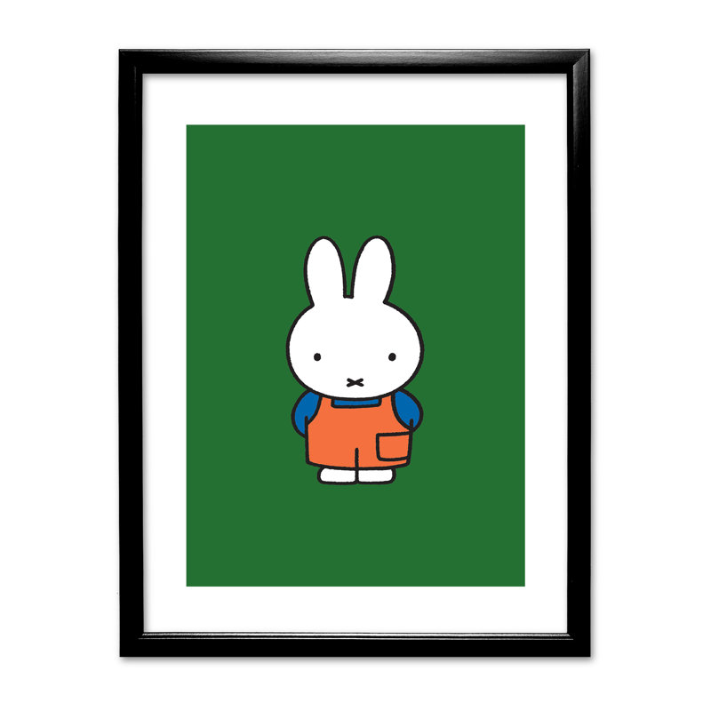 Dick Bruna - Single Picture Frame Print, Black