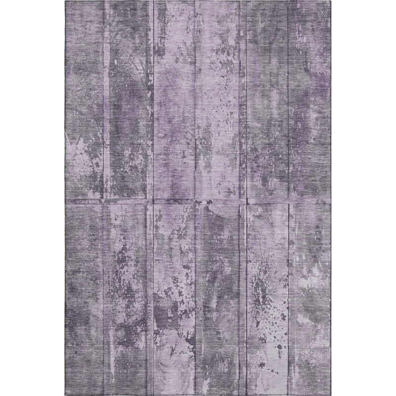 Premium Machine Washable Varroville AMF1715 Stripes Rug, Rectangle 3' x 5'