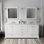 Meuble-lavabo double l 80 po x P 22 po Dukes