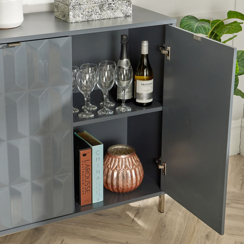 Arnst 99cm Sideboard, Grey