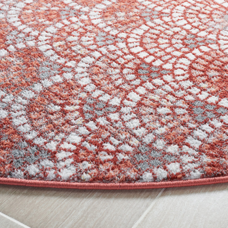 Aadesh Performance Geometric Rug, Square 6'7"