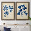 Toile encadrée Indigo Leaf Study-504656821-504889197-504889199