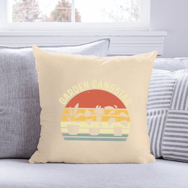 Amant de jardin - Citation amusante 329 - Coussin décoratif inclus, H 18 po x l 18 po