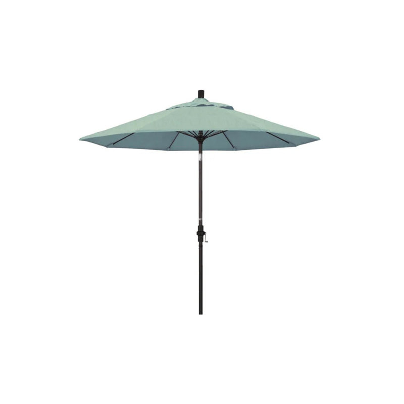 Parasol de marché Sunbrella® 9 pi Roverta, Toile spa Sunbrella®, Brun
