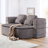 75''2-In-1 Foldable Sofa,Convertible Sleeper Foam Sofa Bed With Multi Functional Blanket, Chenille Floor Folding Sofa Bed