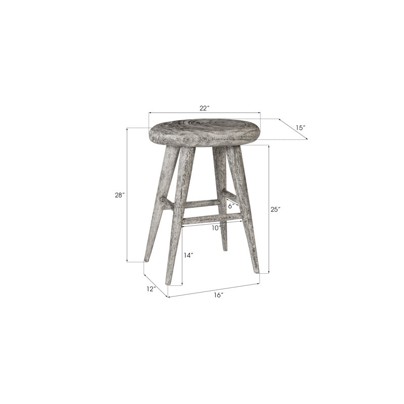 Bar Solid Wood 28'' Bar Stool