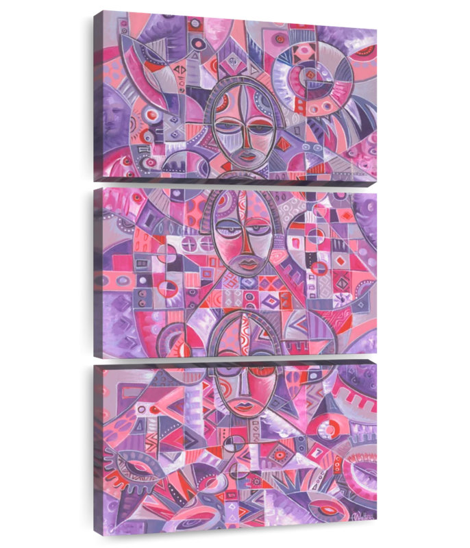 Three On One, 75" H x 36" W