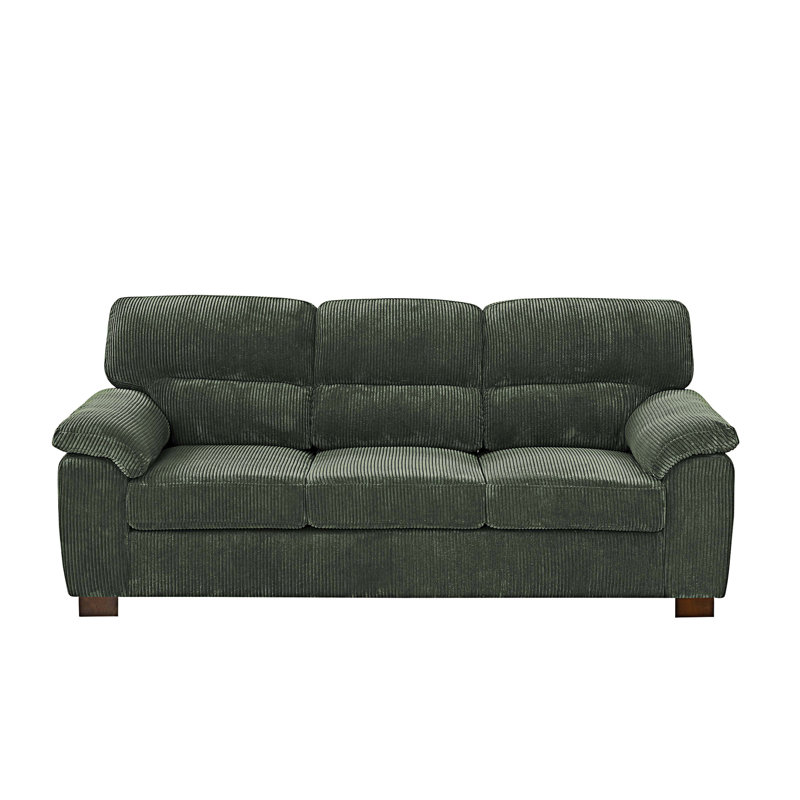 Three‑Seat Sofa, Antique Green