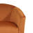 Upholstered Orange Velvet Swivel Barrel Chair-499469535