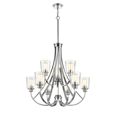 9 - Light Dimmable Empire Chandelier