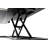 West Wick Adjustable Height and Foldable Steel Standing Desk Converter-190491239