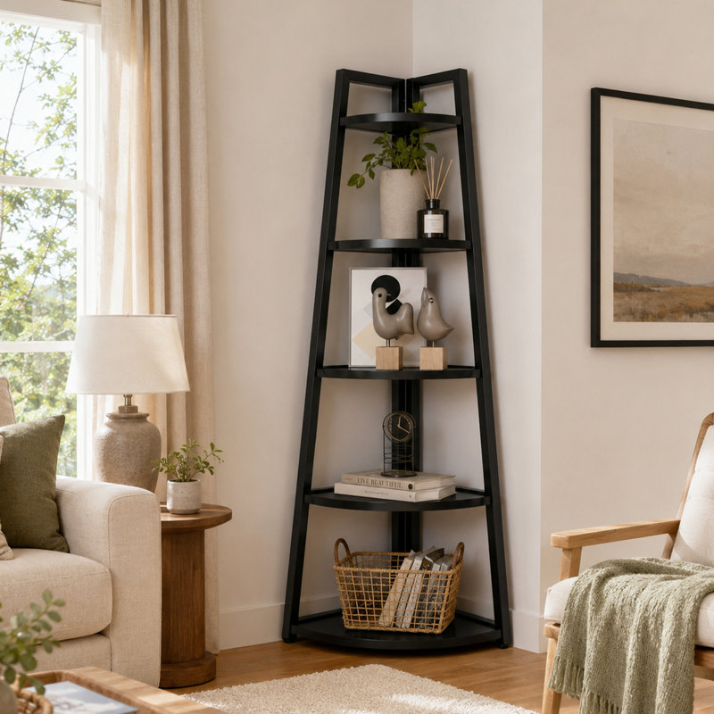 Étagère de coin 5 niveaux