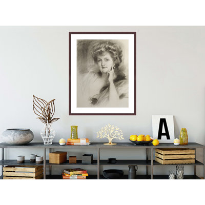 «Portrait of a Woman» par John Singer Sargent, impression giclée sur cadre