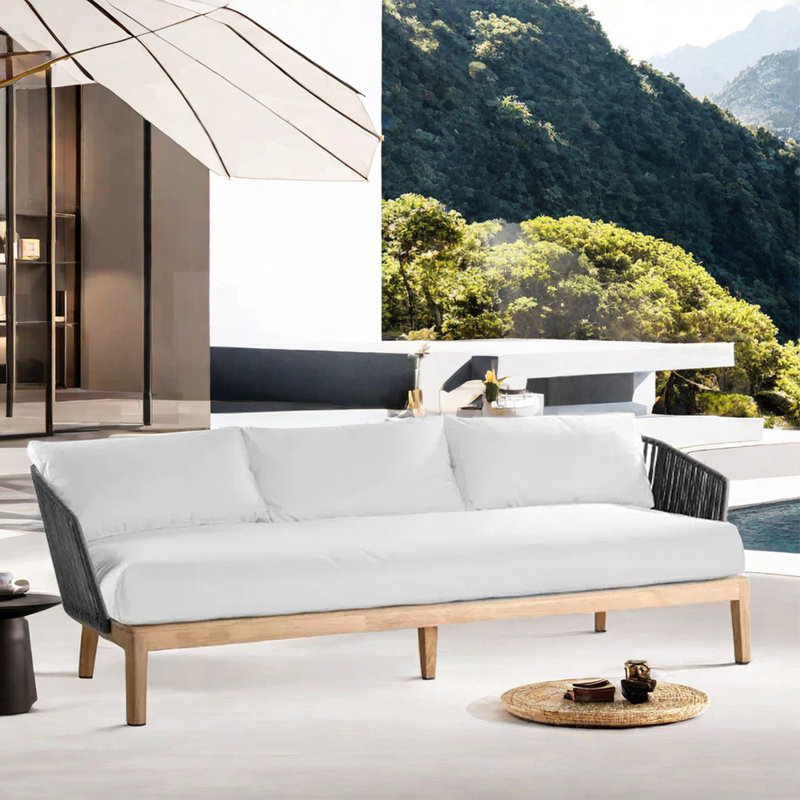 Canapé d'extérieur 70,87 po avec coussins Sunbrella®
