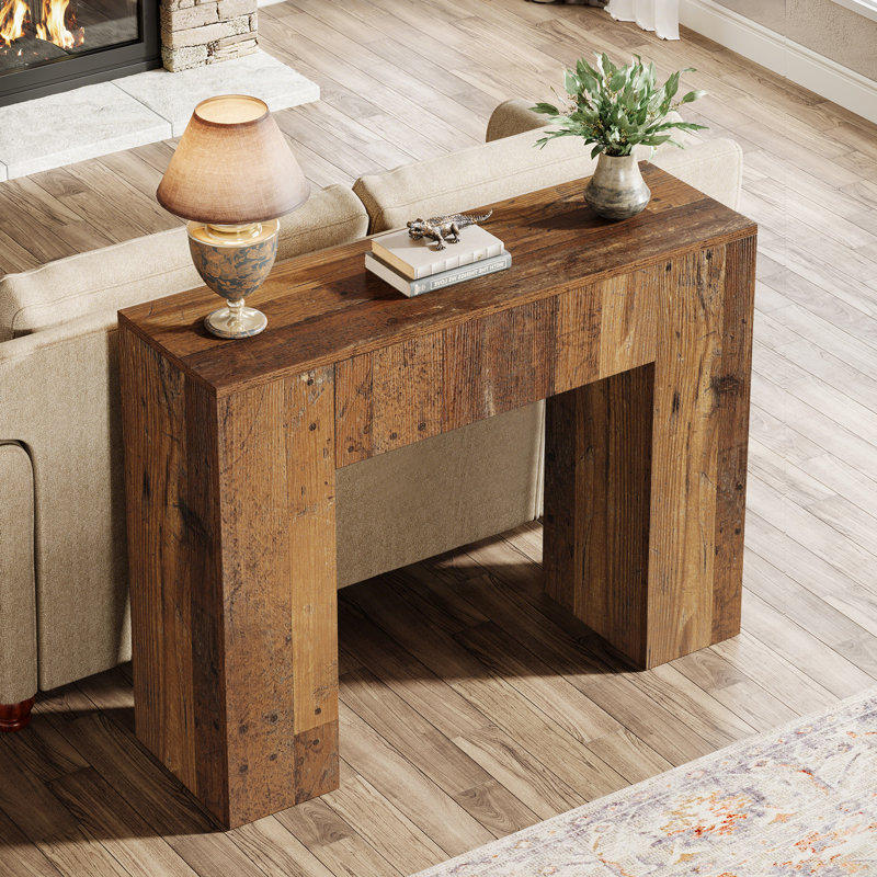 39.37'' Console Table With 2 Drawers