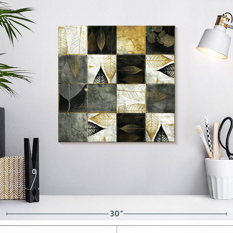 Harnek Leaf Patterned Tiles, 16" H x 16" W