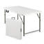 Table de camping pliante réglable en plastique de 4 pi de hauteur