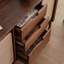 Armoire d'appoint à porte coulissante en rotin