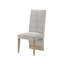 Ensemble de 2 chaises de salle à manger beige / naturel Stacey