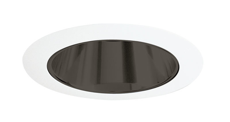 4'' LED Reflector Recessed Trim, Black