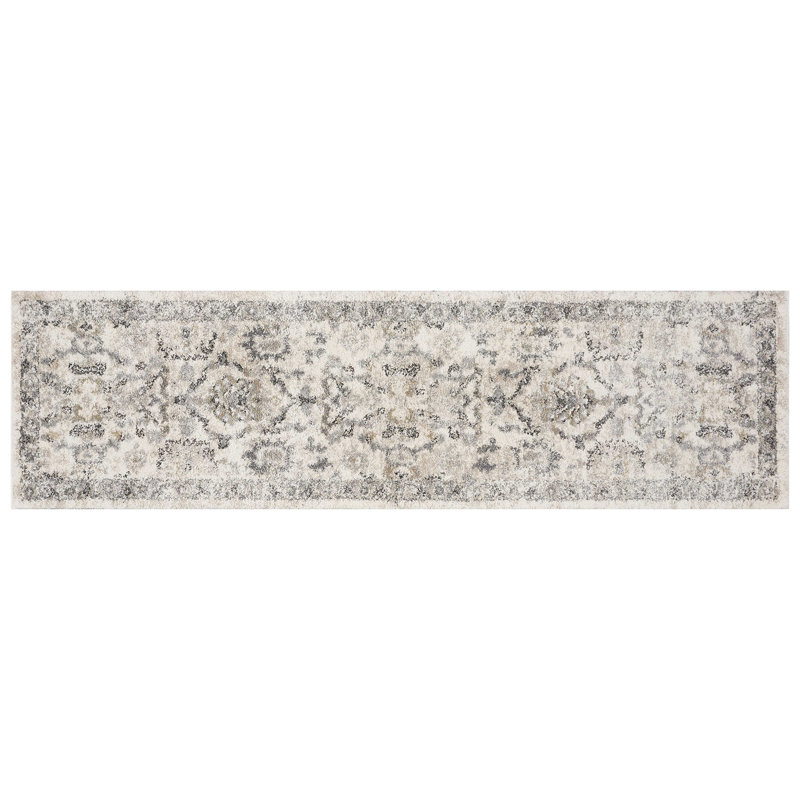 Tapis ivoire Crumpton, Tapis de couloir 2 pi 2 po x 7 pi 6 po