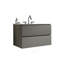 Meuble-lavabo mural de 30 po avec lavabo en céramique et trois trous de robinet, grand meuble-lavabo flottant avec rangement pour salle de bain moderne, pré-assemblé-1553172781-1553172780