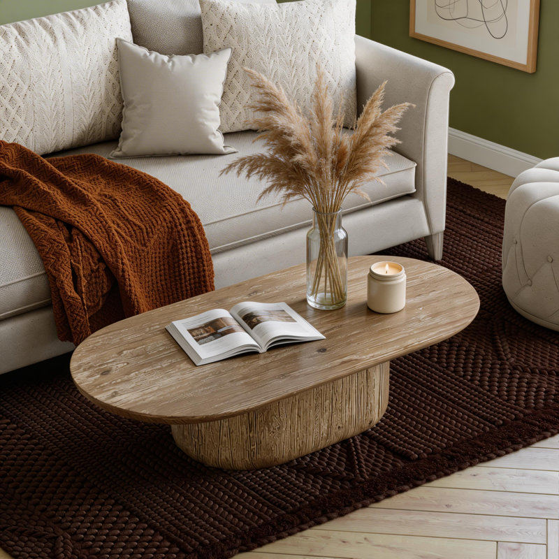 Table basse moderne à piédestal moderne