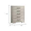 Commode 5 tiroirs Simone